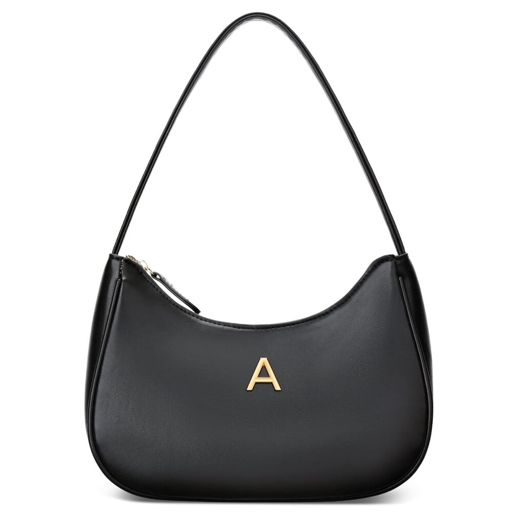 8715 Gift Shoulder Bag Clutch Tote HandBags Purses with Gold Initials